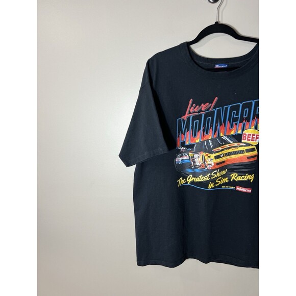 Mooncar BEEF Champion Sim Racing Network T Shirt Mens XL 100% Cotton - Picture 6 of 12